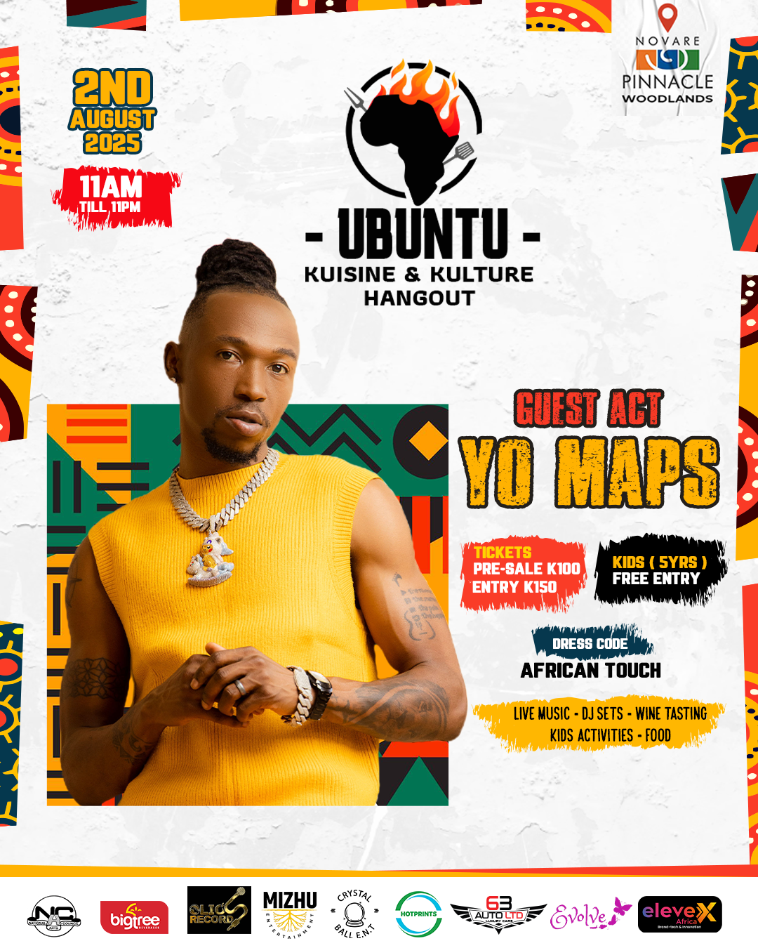 COMPLIMENTARY TICKETS UBUNTU - KUISINE & KULTURE HANGOUT (Copy)